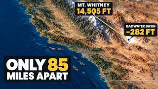 Southern California Has the Highest and Lowest Points in America. 25 Facts.