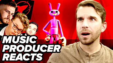 Music Producer reacts to Digital Circus FAN SONGS - CG5, Rockit Music, Fabvl, Cam Steady