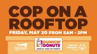 Dunkin’ Donuts celebrate ‘Cops on a Rooftop’ in Chicago!