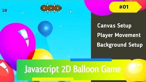 Balloon blaster game javascript project #01 | html css javascript | javascript game | canvas game