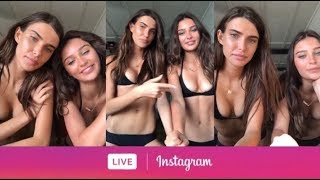 Charlotte D’Alessio with Sophi Knight via Instagram Live. (July 26, 2018)