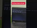 No Boot device found.press any key isko kaise solve kre #laptop