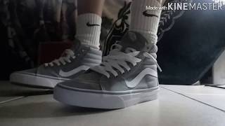 gray sk8 hi vans