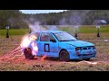 Car Vs. 70 Detonators + Detonating Cord | Filmed with Chronos Ring
