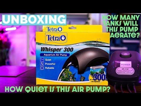 Unboxing Tetra Whisper 300 Air Pump for Aquariums