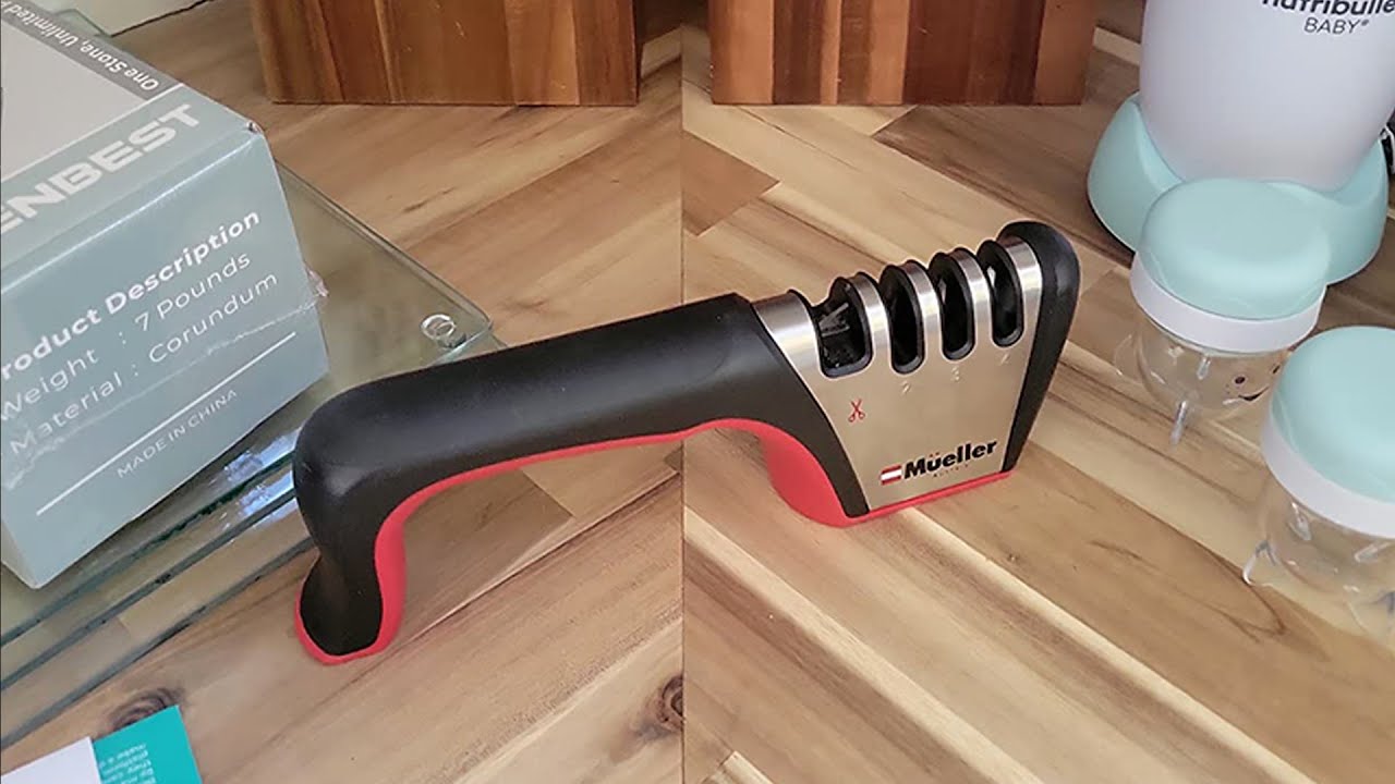 Mueller 4-Stage Knife Sharpener In-depth Review: Decent Speed, Subpar Edge  Quality