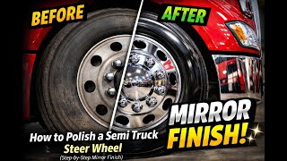 How to Polish a Semi Truck Steer Wheel Step-by-Step Mirror Finish - Evan s Polishing