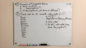 How to Read a Transposed Score (Dr. B Music Theory)