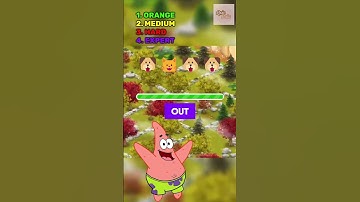 Brain teaser: Odd One Out Challenge! 4 Levels to Spot the Difference! #spongebob #brainteaser #short