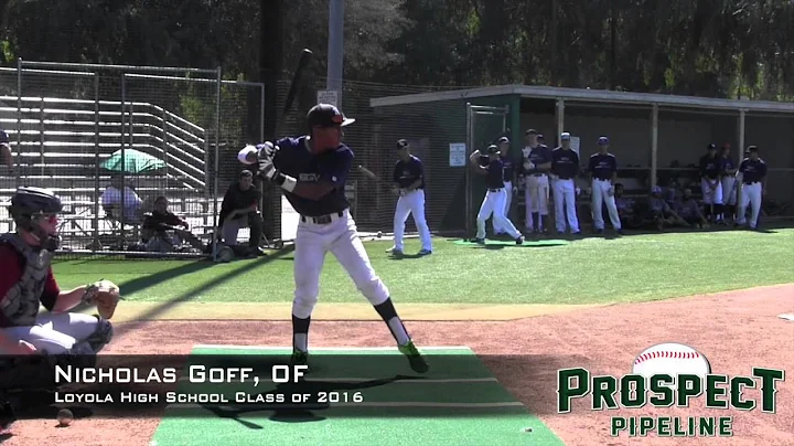Nicholas Goff Prospect Video, OF, Loyola High Scho...