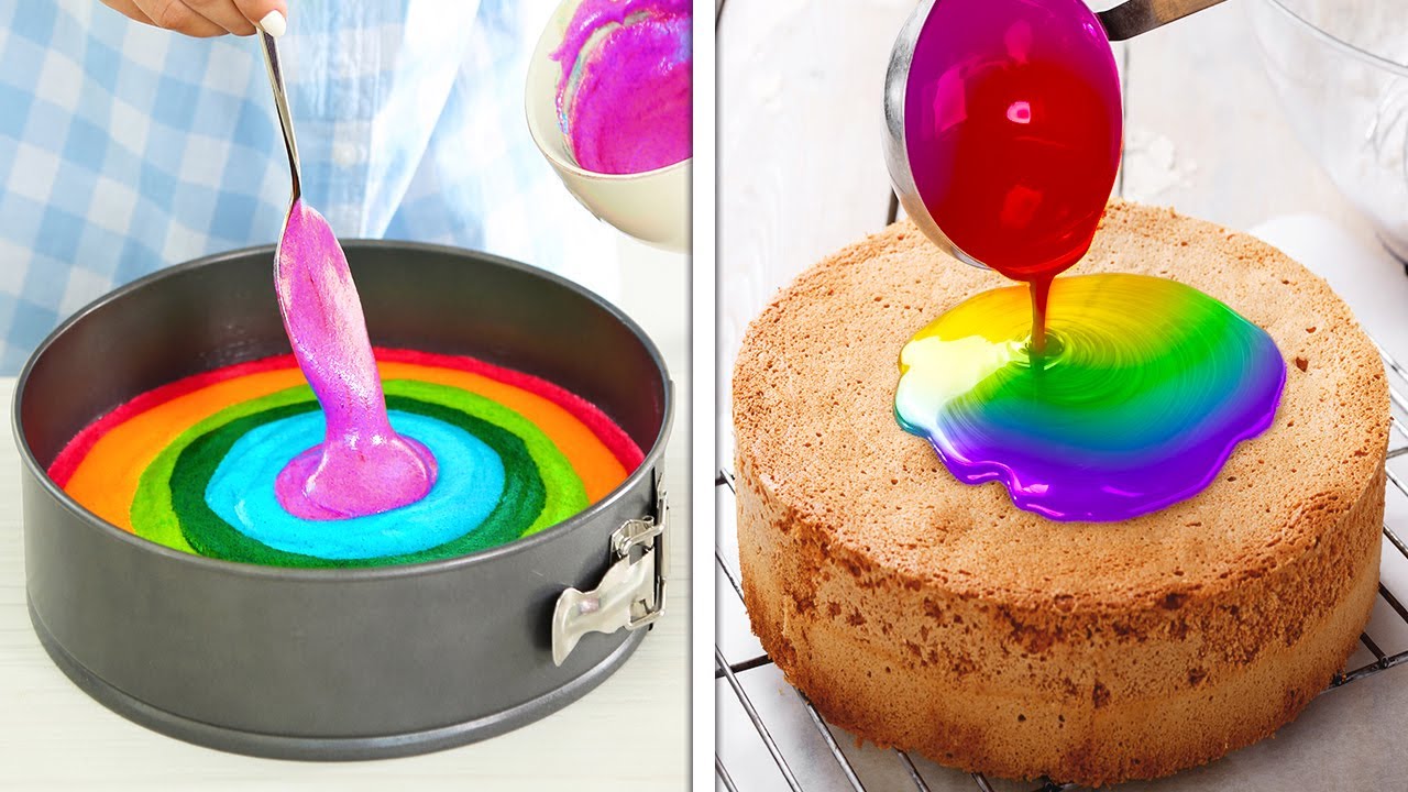 RAINBOW DESSERT COMPILATION || Colorful And Yummy Food Ideas You'll Want To Try