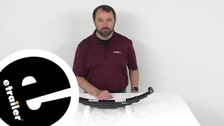 review of etrailer trailer leaf spring suspension - 6 leaf double eye spring 5300 lbs axle - e76sr