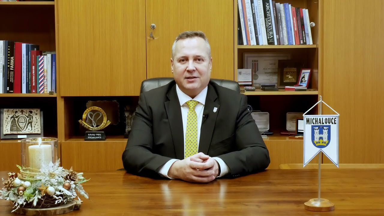 Novoročný príhovor primátora mesta Michalovce Miroslava Dufinca