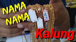 Info Nama Kalung Emas