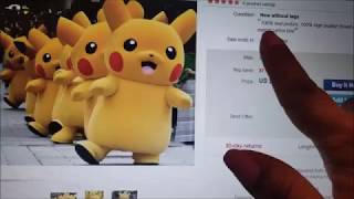 Pikachu Mascot on Ebay