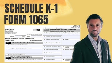 2023 IRS Form 1065 Schedule K-1 Walkthrough