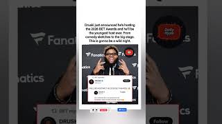 Druski to host 2026 BET Awards — youngest host ever. From sketches to the big stage. #shorts #viral