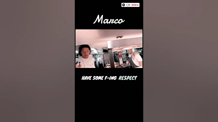 Have some respect! #marcopierrewhite #funnyvideo #kitchen #memesvideo #ytshortsvideo #yt #respect