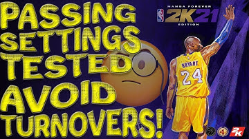 NBA 2K21 : 1 Trick = Fewer Turnovers! Best Pass Target Sliders! Controller Settings - Passing Tips