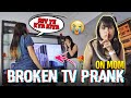 BROKEN TV 📺 PRANK ON MOM 😂😱|*GONE WRONG*| RIVA ARORA