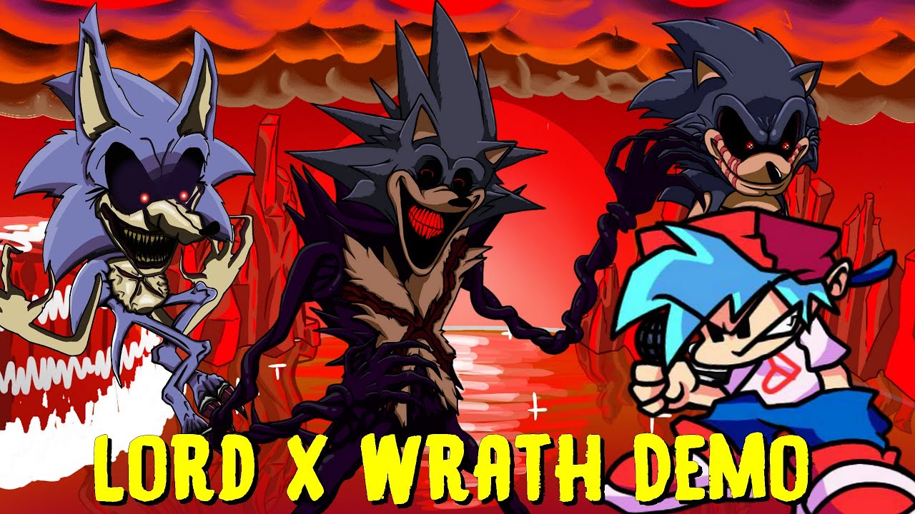 Friday Night Funkin': Lord X Wrath Demo Full Week [FNF Mod/HARD