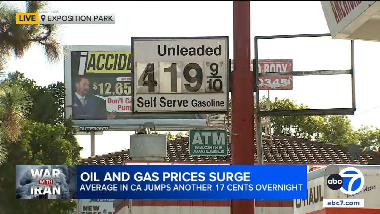 LA, Orange County gas prices see largest 1-day increase since 2012