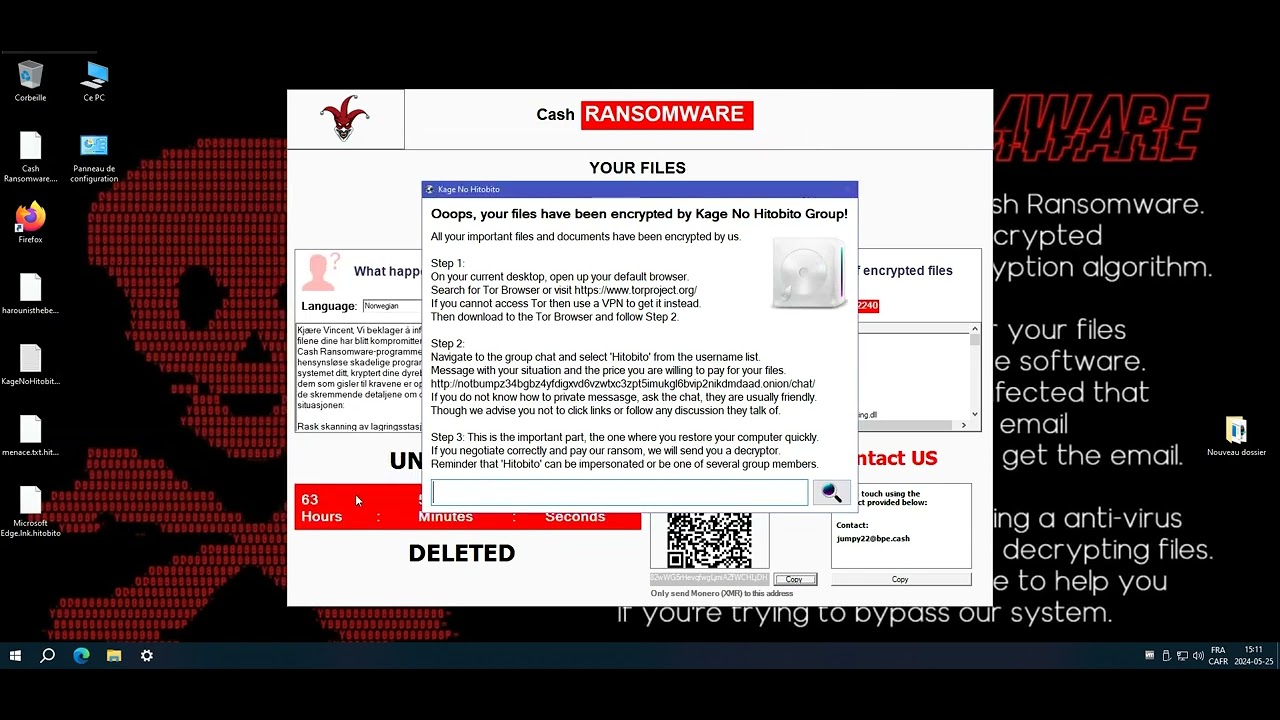 Computer Virus Ransomware Je install de nouveaux ransomware dans mon pc virtuel - YouTube