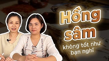 Những người mắc BỆNH GAN không nên ăn/uống HỒNG SÂM? ❌ Xem ngay  |Trò chuyện cùng Dược sĩ