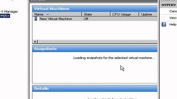 Windows Server 2008 Hyper-V - Creating a Virtual Machine - KMedia Channel