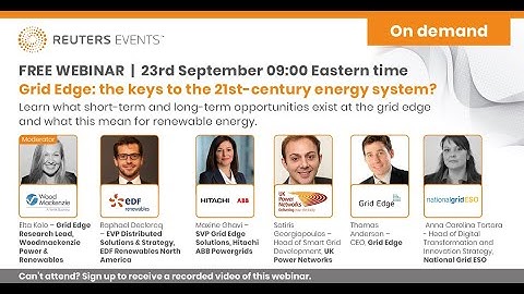 Grid Edge: the keys to the 21st century energy system?