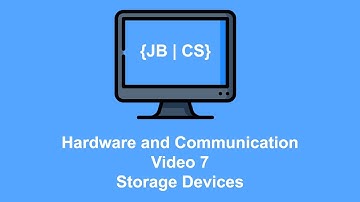 Hardware and Communication Video 7 Storage Devices