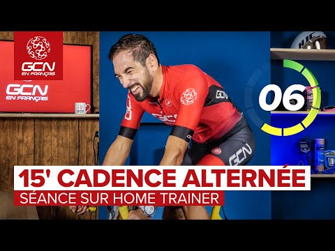 15 minutes d&rsquo;entraînement à cadences alternées | Séance sur Home Trainer