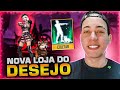 FREE FIRE - AO VIVO 🔥 NOVO EMOTE - LOJA DO DESEJO 🔥 SOLO VS DUO RANKEADA