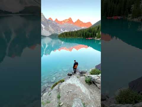 Moraine Lake, Canada #banff #canadalife #canada #morainelake #travel #traveling #travelvlog #lake