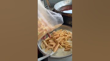 Hướng dẫn làm khoai lang chiên kinh doanh #chuoichienchocominh #botchienchuoi