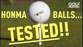 Honma Golf Balls... TESTED!!! I Golf Monthly