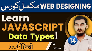 14 Data Types in JavaScript | JavaScript Tutorials In Urdu/Hindi By @RahberAcademy