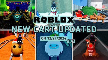 Roblox | Create a Cart Ride | New Carts Updated on 12/27/2024 #73