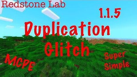 MCPE Duplication Glitch, 1.1.5