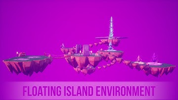 Stylised Floating Island Environment - Unreal 4 - Player Walkthrough
