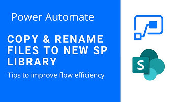 PowerAutomate - Copy & Rename Files to new SharePoint library