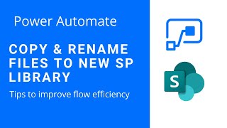 PowerAutomate - Copy & Rename Files to new SharePoint library
