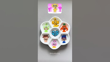 Sprunki sigma boy color mixing🧡Guess the Final color! #colormixing