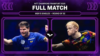 : FULL MATCH | Dimitrij Ovtcharov vs Andre Bertelsmeier | MS R32 | #WTTFrankfurt 2025