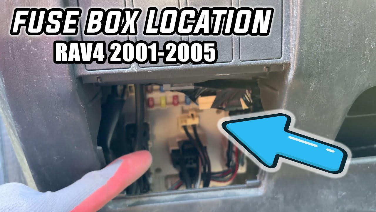 2001-2005 Toyota Rav4 Fuse Boxes Location