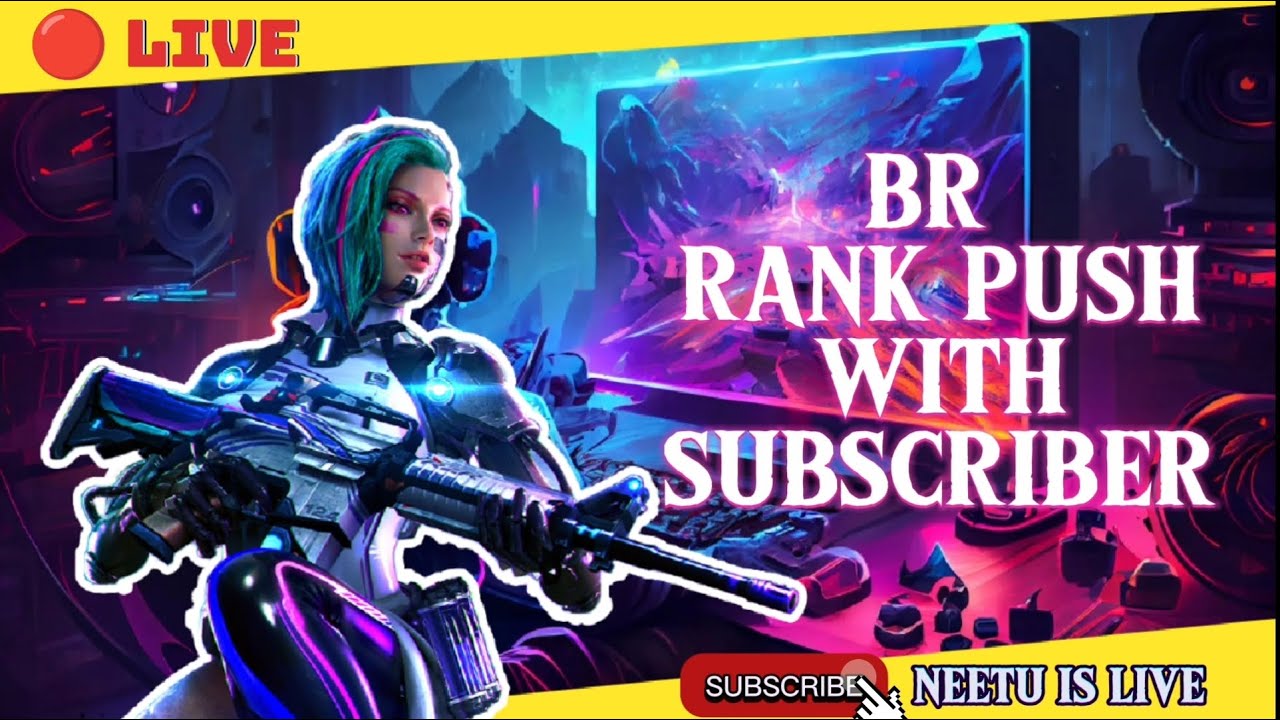 LIVE RANK PUSH IN BATTLE ROYAL WITH FRIENDS & SUBSCRIBERS GO FOR 3K# ...