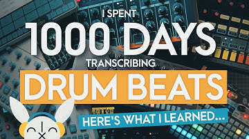 I spent 1000 days transcribing drum beats - here