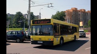Автобус Минска МАЗ-103,гос.№ АЕ 8107-7, марш.115э (07.07.2018)
