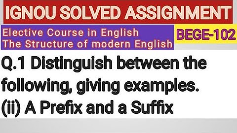 IGNOU SOLVED ASSIGNMENT BEGE-102 Q.1(ii)