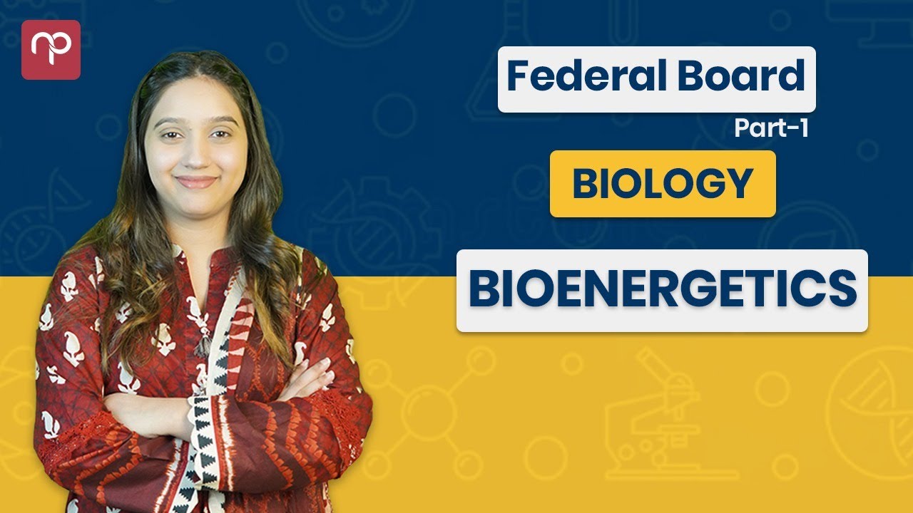 Bioenergetics | Biology Part 1 |  FBISE |  Lecture 3 | Cellular Respiration |Mam Eisha Naveed | FSc